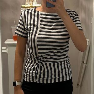 Multi-Striped Elevated GAP Tee Shirt
